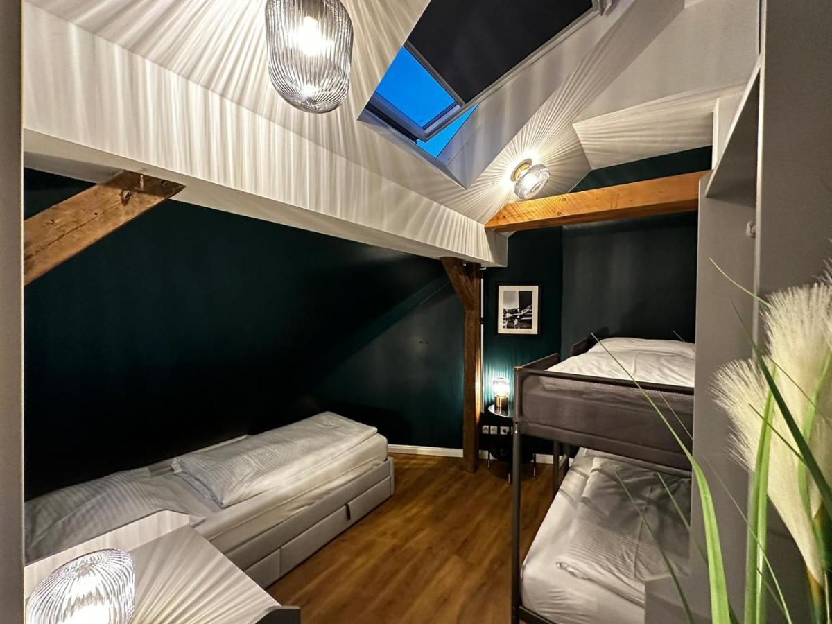 Nr 14 - Hochwertiges 3 Zimmer Maisonette Appartment Mit Grosszugigen Wohnbereich Und Balkon Lipcse Kültér fotó