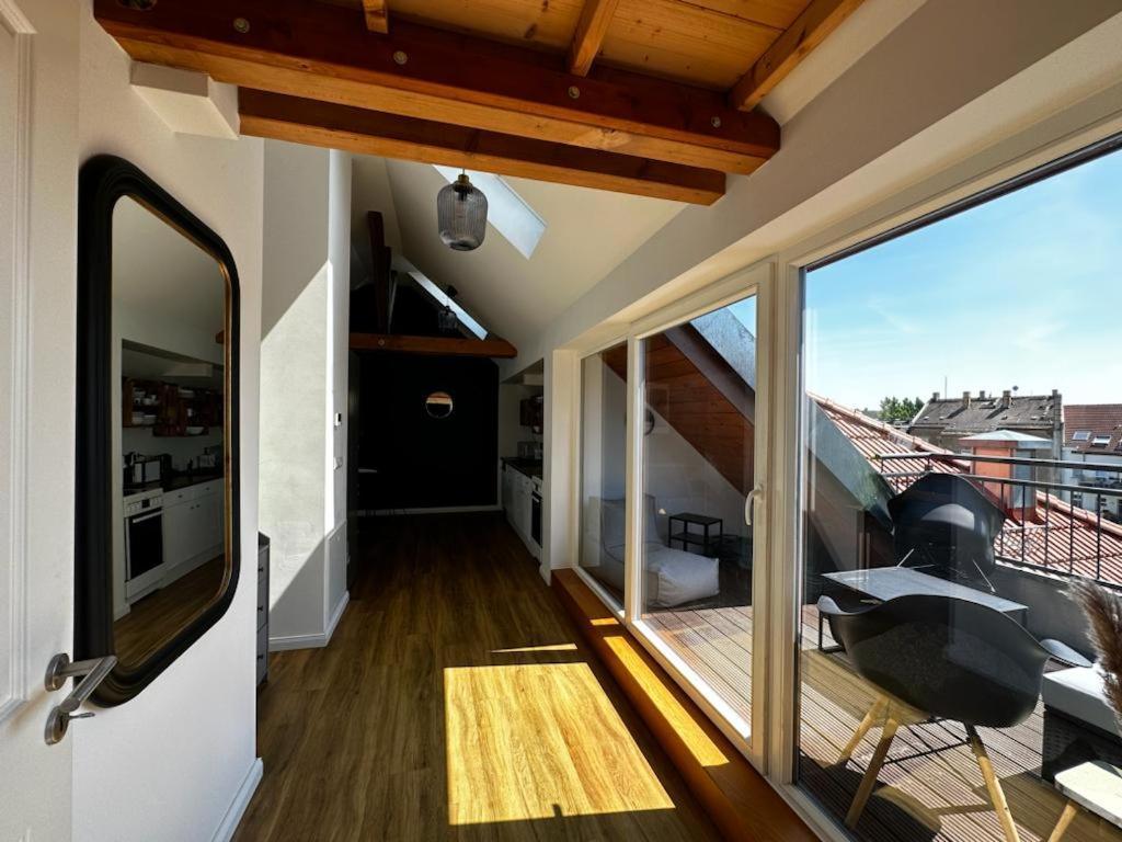 Nr 14 - Hochwertiges 3 Zimmer Maisonette Appartment Mit Grosszugigen Wohnbereich Und Balkon Lipcse Kültér fotó