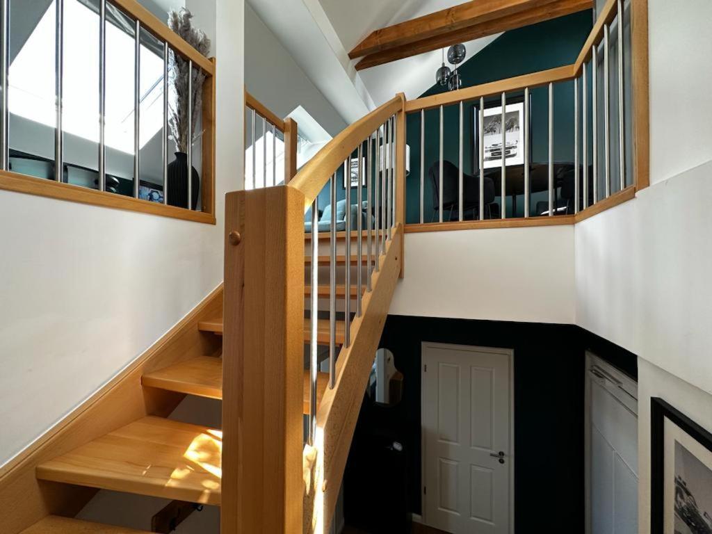 Nr 14 - Hochwertiges 3 Zimmer Maisonette Appartment Mit Grosszugigen Wohnbereich Und Balkon Lipcse Kültér fotó